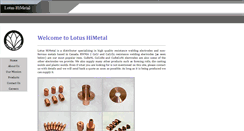 Desktop Screenshot of lotushimetal.com